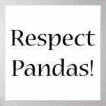 Respect Pandas Print