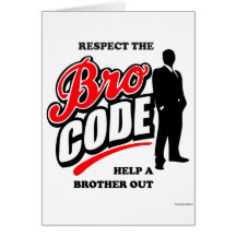 Respect the Bro Code Cards