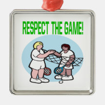 Respect The Game Christmas Ornament