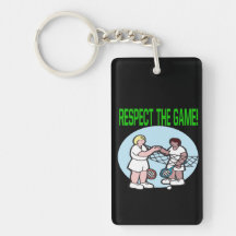 Respect The Game.png Rectangle Acrylic Key Chains