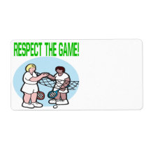 Respect The Game Shipping Labels