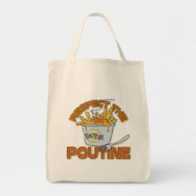 Respect The Poutine Canvas Bag