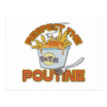 Respect The Poutine Postcards