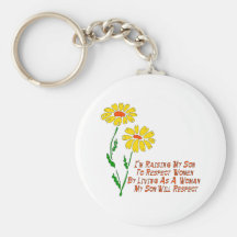 Respect Women Key Chain