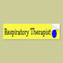 Respiratory Therapist Bumper Sticker bumper stickers