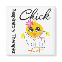 Respiratory Therapist Chick Fridge Magnets