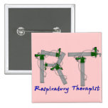 Respiratory Therapist Gifts O2 Tank Design Pin