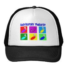 Respiratory Therapist Pop Art Design Gifts Trucker Hat