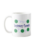 Respiratory Therapist Retro Flowers Design Coffee Mug