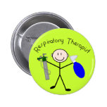 Respiratory Therapist Stick Person Pins