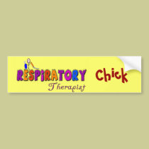 Respiratory Therapist Stickman Gifts bumper stickers