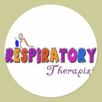 Respiratory Therapist Stickman Gifts stickers