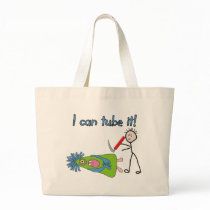 Respiratory Therapy Gifts "I Can Tube it!" Tote Bags