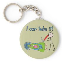 Respiratory Therapy Gifts "I Can Tube it!" Key Chain