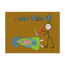 Respiratory Therapy Gifts "I Can Tube it!" Postcards