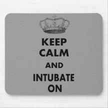 Respiratory Therapy Gifts "Keep Calm and..." Mouse Pads