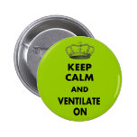 Respiratory Therapy Gifts "Keep Calm and..." Pin