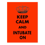 Respiratory Therapy Gifts "Keep Calm and..." Postcard
