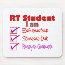 Respiratory Therapy Student--Stressed Out! Mouse Mat