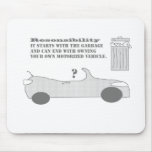 Responsibility car mousepad