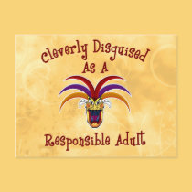 Responsible Adult postcards