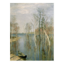 Ressort, hautes eaux, 1897 carte postale