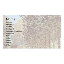 Rest At The Riverbank,  By Sisley Alfred Business Cards