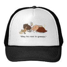 rest in grease mesh hats
