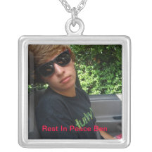 Rest In Peace Ben Necklace