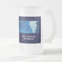 REST IN PEACE MY FRIEND(PERSONALIZE) COFFEE MUGS