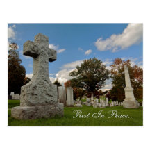 Rest In Peace...   Postcard