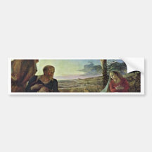 Rest On The Flight By Runge Philipp Otto Bumper Stickers
