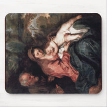 Rest On The Flight To Egypt By Anthony Van Dyck Mouse Pads