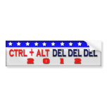 Restart 2012 bumper sticker