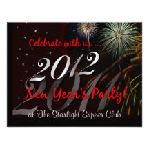 Restaurant - Club - New Year's Eve Party Invite