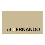 Restaurant Manager Business Card Simple Monogram