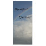Restaurant Supplies, Breakfast Specials, Rainbow Full Color Rack Card