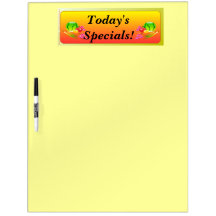 Restaurant Supplies Daily Specials Dry Erase Board