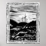 Resting Cross Print