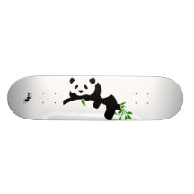 Resting Panda. Skate Board