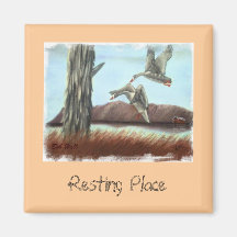 Resting Place Fridge Magnets