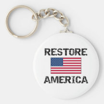Restore America Key Chain