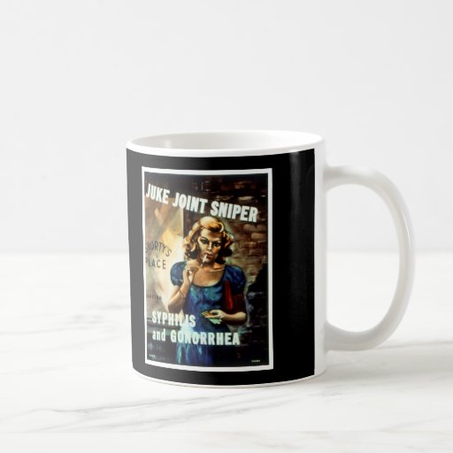 RESTORED "Juke Joint Sniper" WWII Health Poster Mug