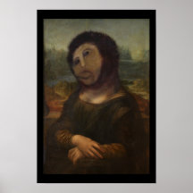 restored　Mona Lisa Print