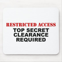 Restricted Access Mouse Pads