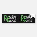 Resue réutilisent réduisent autocollants pour voiture