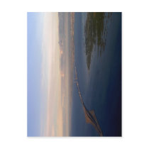 ?resund Bridge from Denmark to Sweden. On the righ Post Card