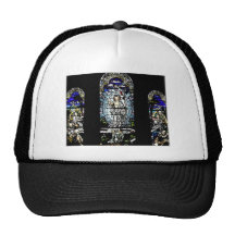 Résurrection de fenêtre en verre teinté de Jésus Casquette De Camionneur