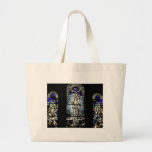 Résurrection de fenêtre en verre teinté de Jésus Sacs Fourre-tout