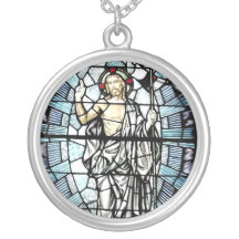 Resurrection of Jesus Stained Glass Window Jewelry